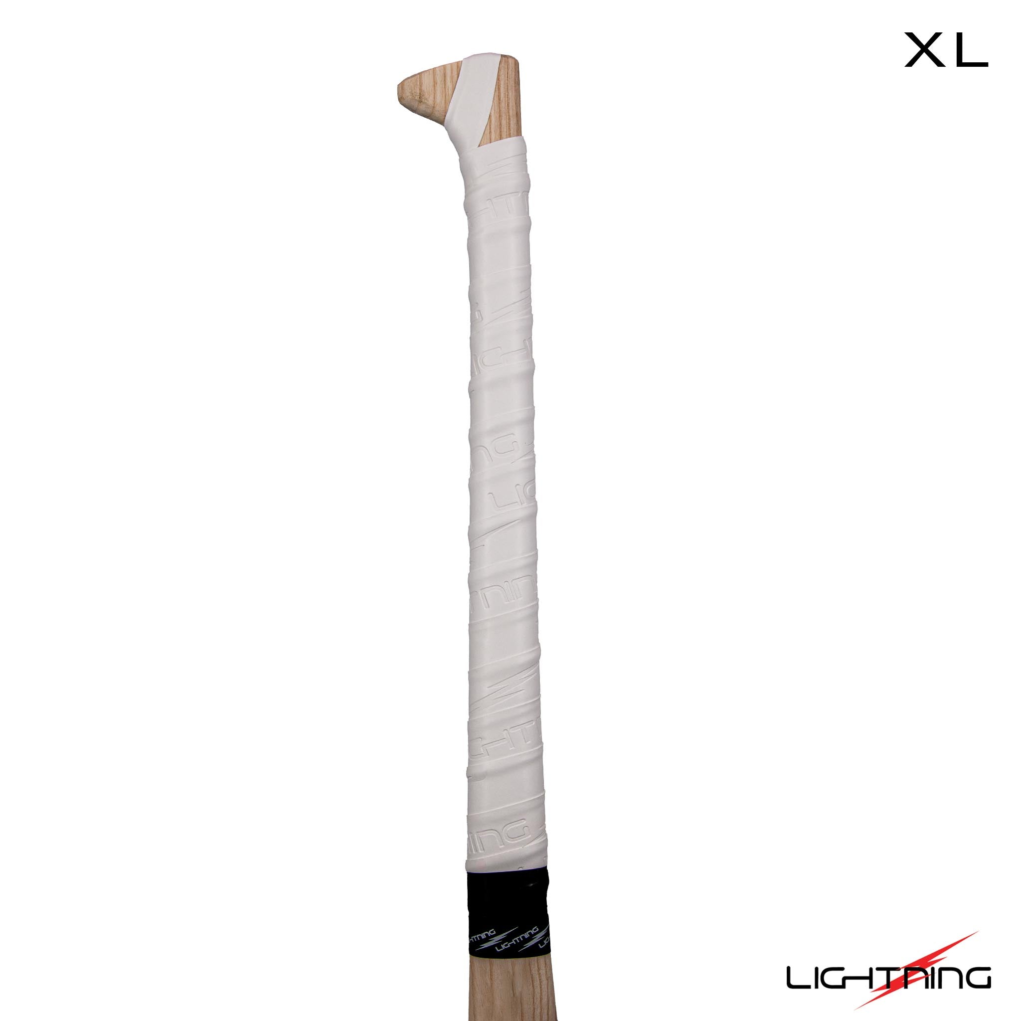 LS Lightning XL Self Coloured Embossed Hurling Grip White