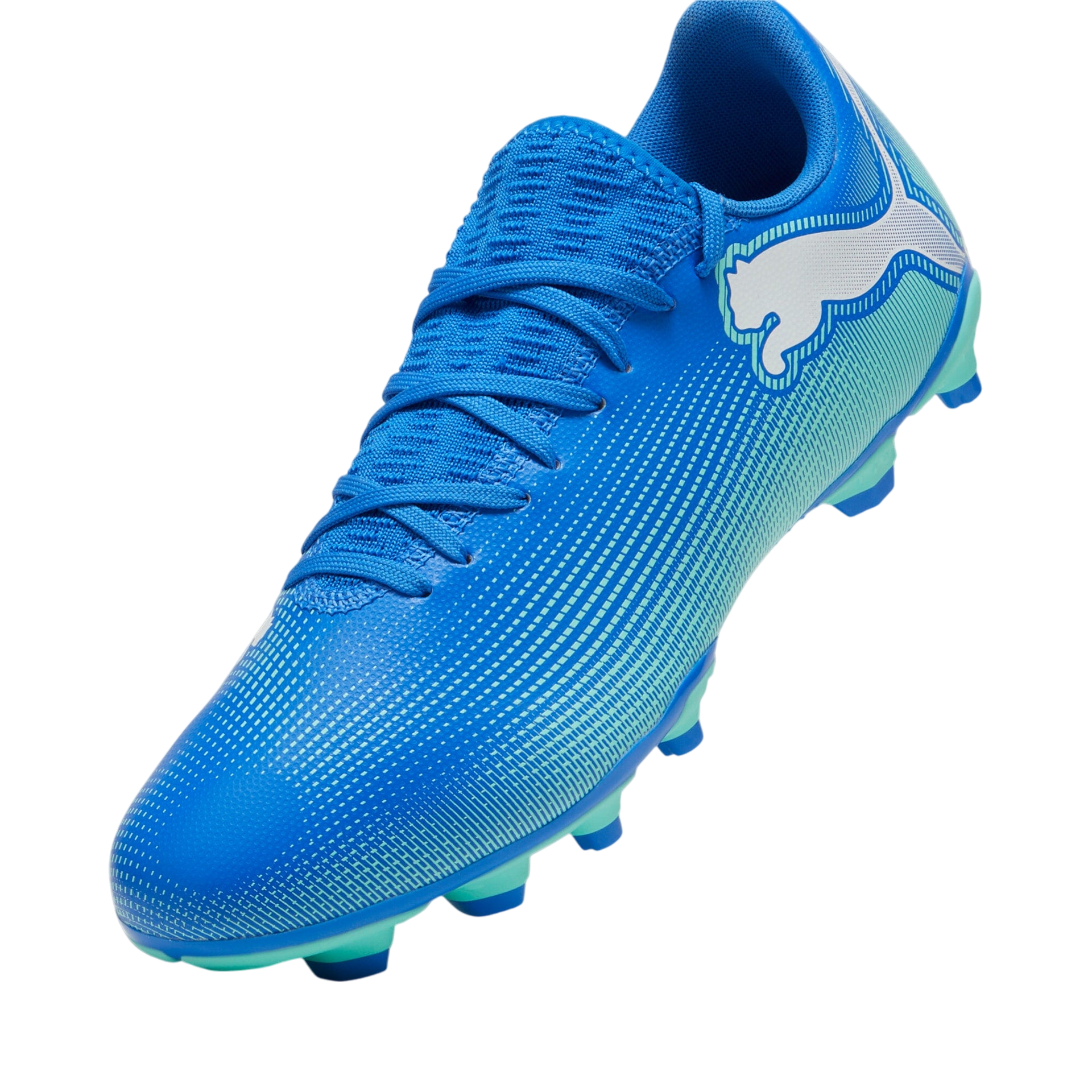Puma Future 7 Play Firm Ground Football Boots Blue Mint