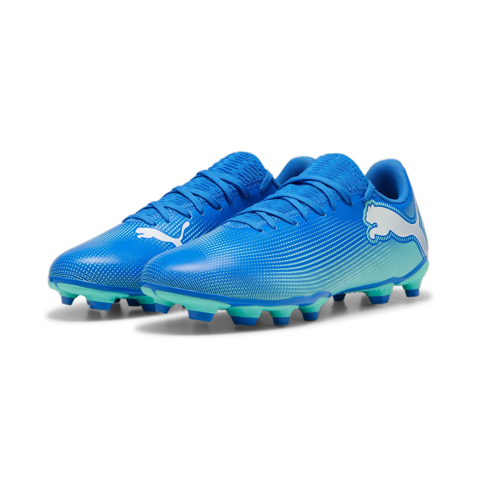 Puma Future 7 Play Firm Ground Football Boots Blue Mint