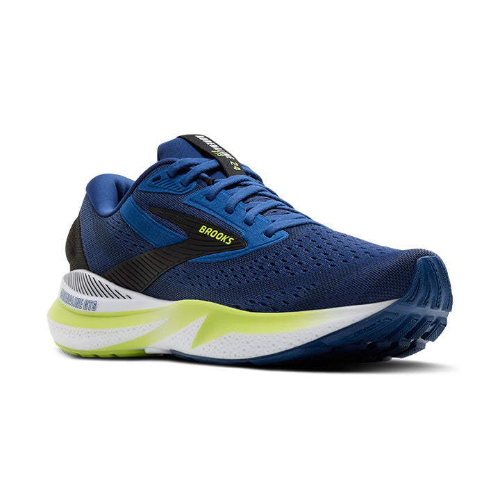 Brooks Adrenaline GTS 24 Men's Running Shoes Navy Acid Lime