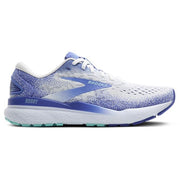 Brooks Ghost Women' Running Shoes White Amparo Blue Limpet Shell