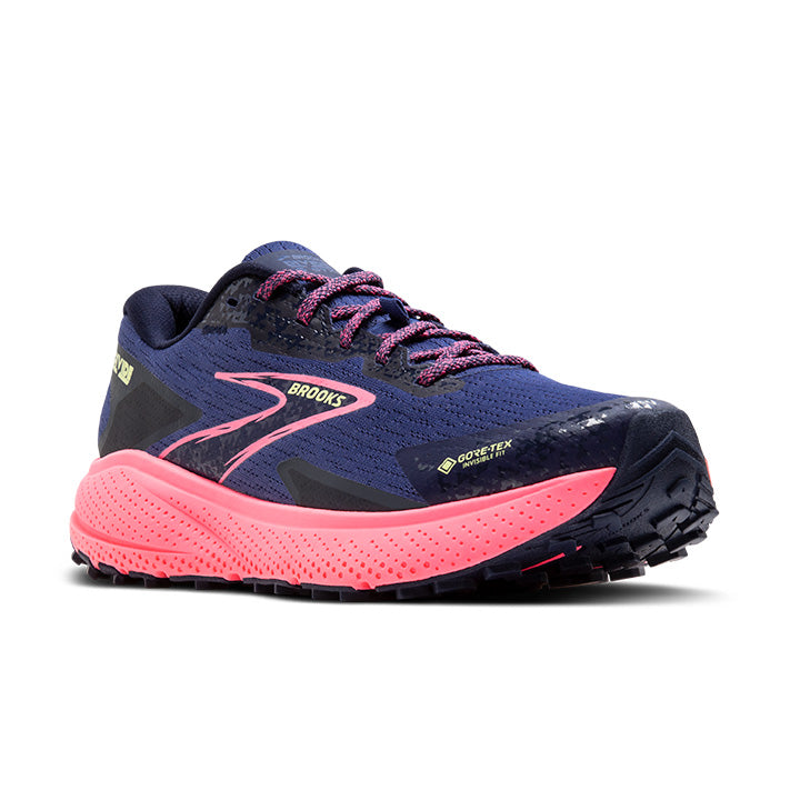 Brooks Divide 5 GTX Women's Running Shoes Navy Pink