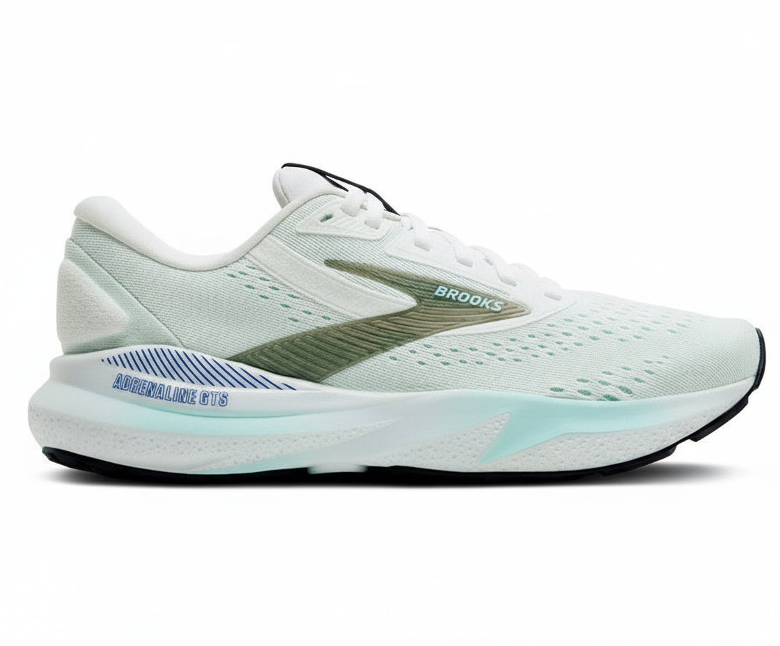 Brooks Adrenaline GTS 24 Women's Running Shoes White Limpet