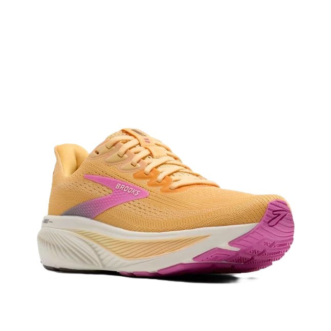 Brooks Ghost 17 Womens Running Shoe Apricot Grey Pink