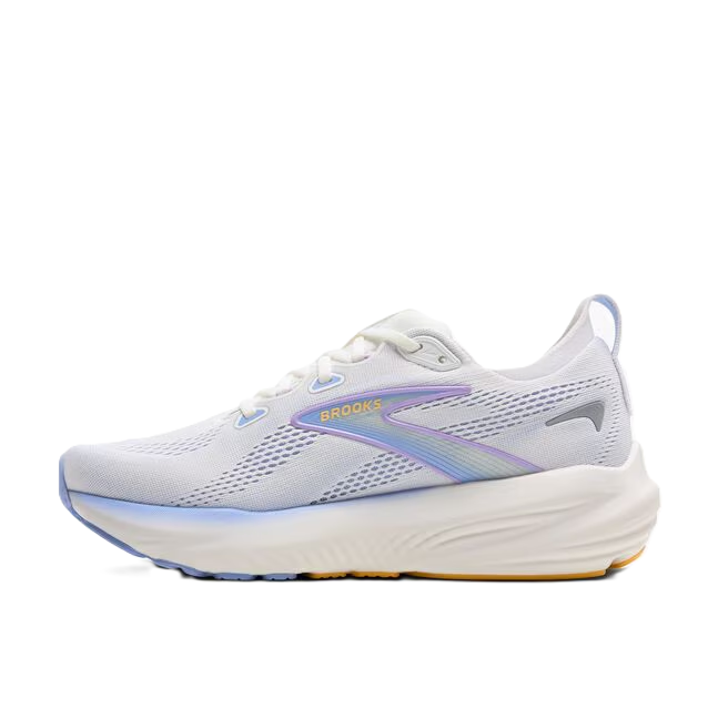 Brooks Glycerin GTS 22 Women's Running Shoes White Blue Apricot