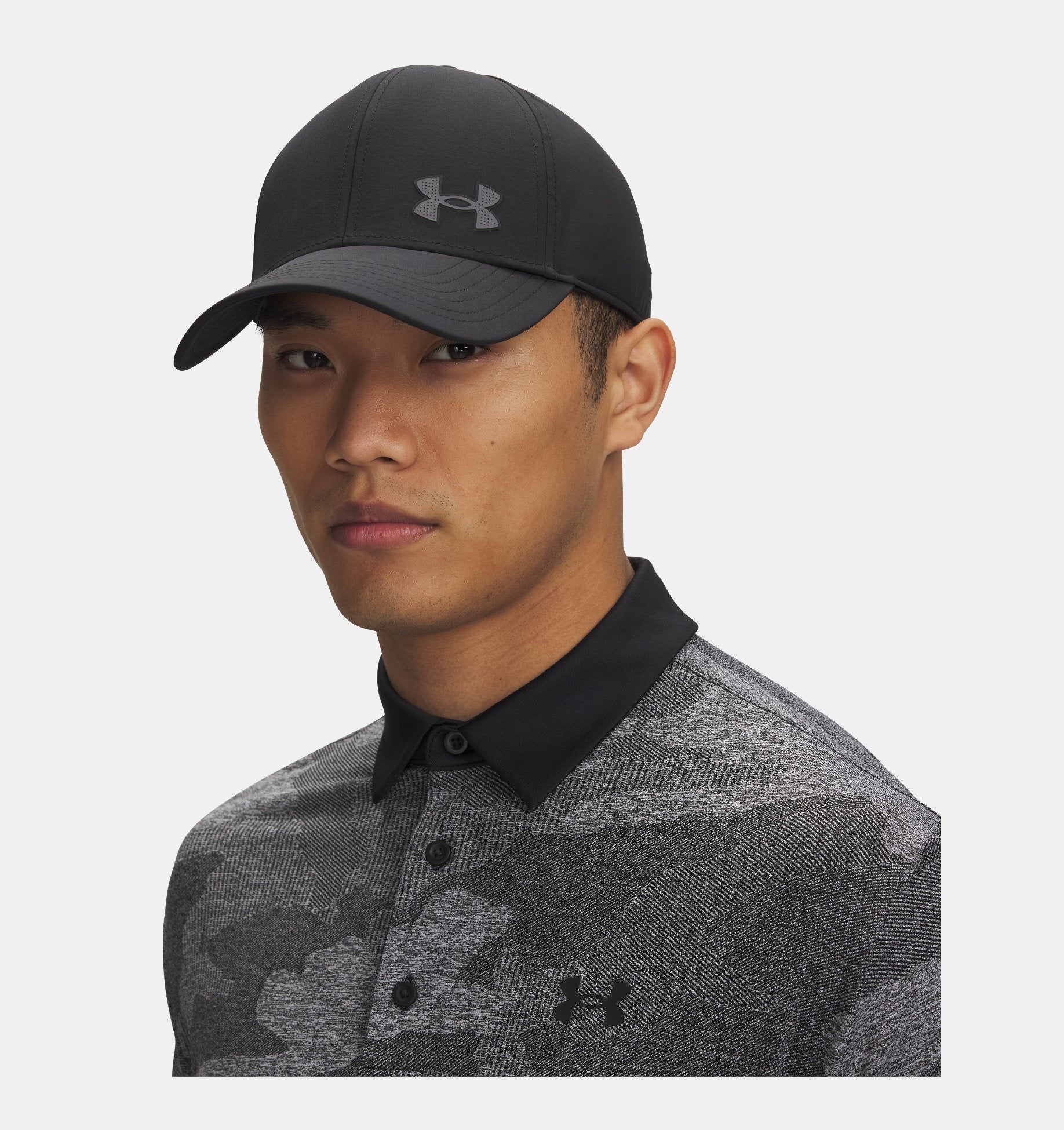 Under Armour Drive Storm Stretch Fit Golf Cap Black