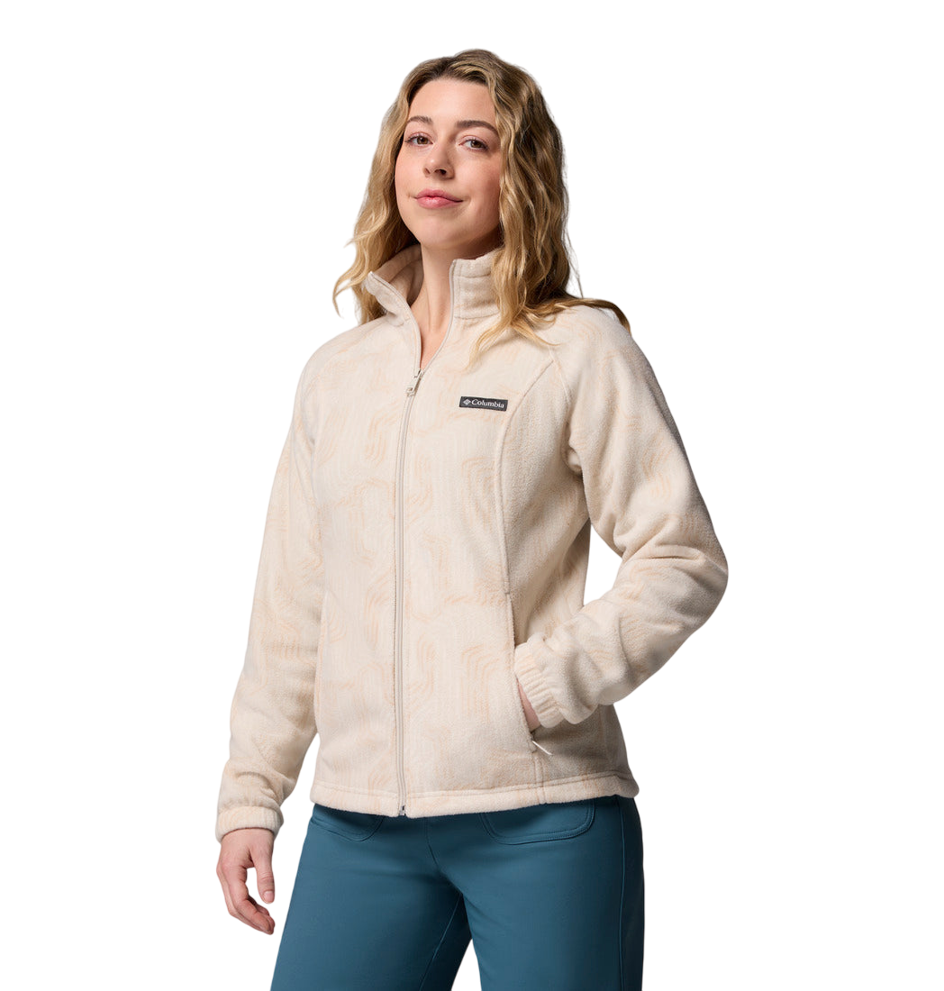 Columbia Women's Benton Springs™ Printed Fleece Jacket Dark Stone