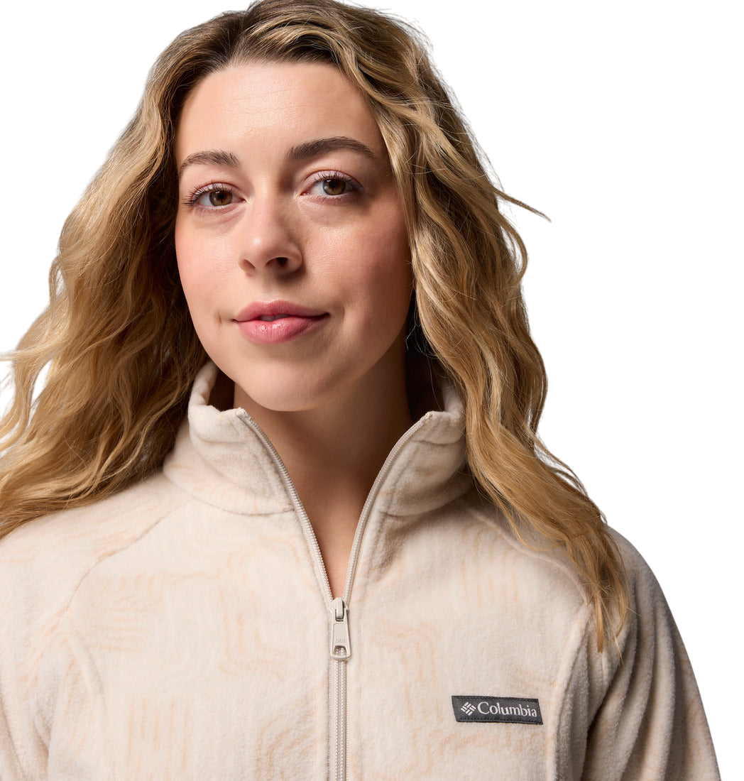 Columbia Women's Benton Springs™ Printed Fleece Jacket Dark Stone