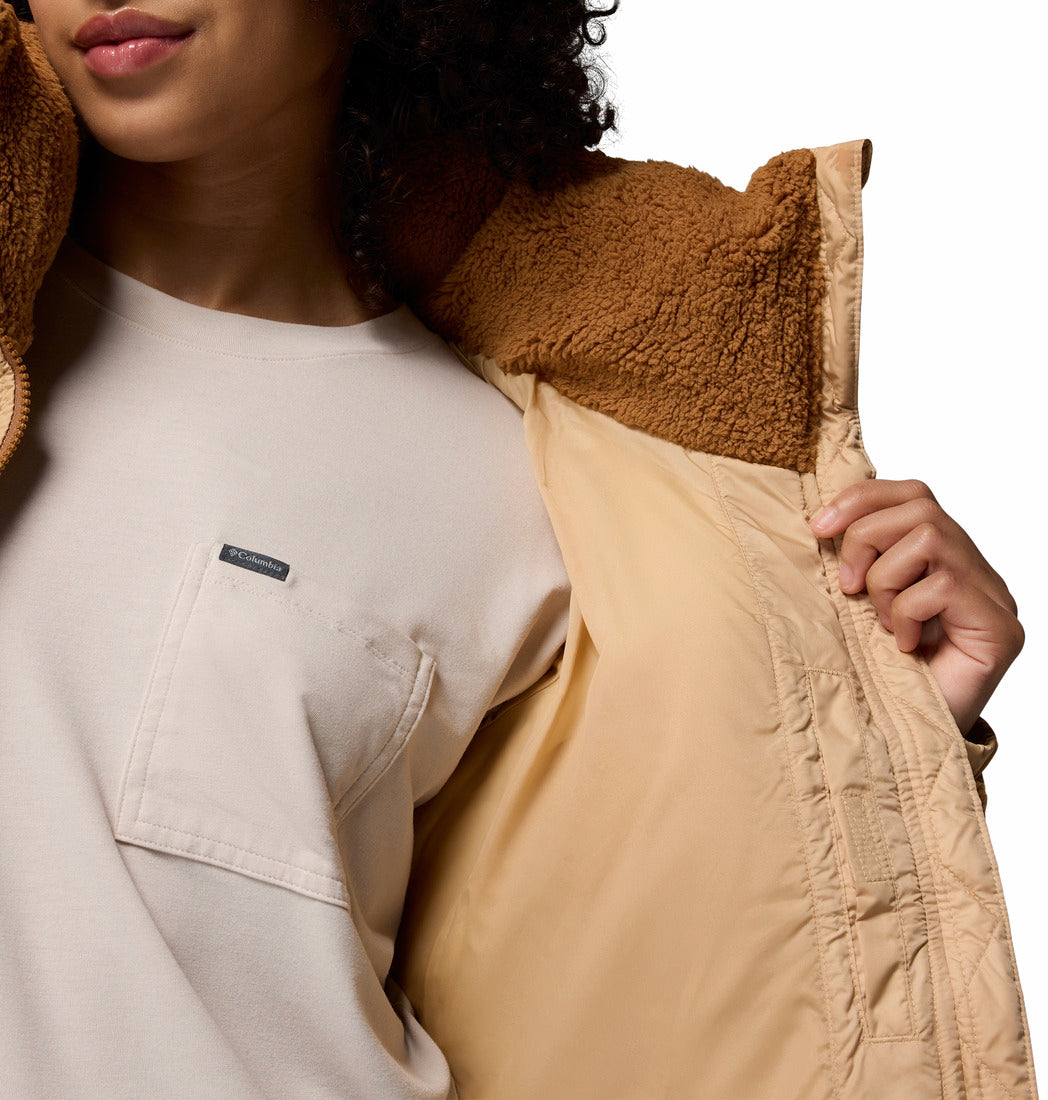 Columbia Women's Leadbetter Point™ II Sherpa Hybrid Puffer Jacket Canoe