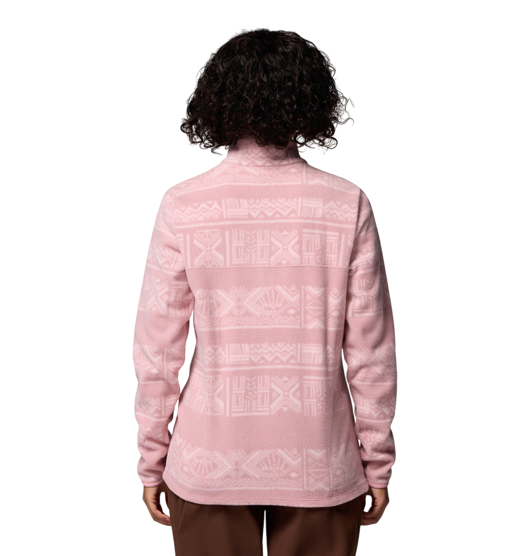 Columbia Benton Springs™ Printed Half Snap Fleece Eraser Pink