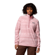 Columbia Benton Springs™ Printed Half Snap Fleece Eraser Pink