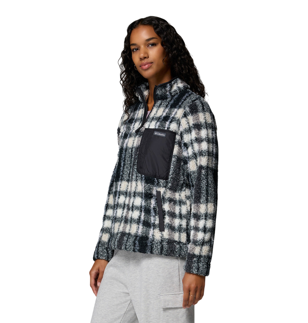 Columbia West Bend™ II Printed Sherpa Jacket Black Herringplaid