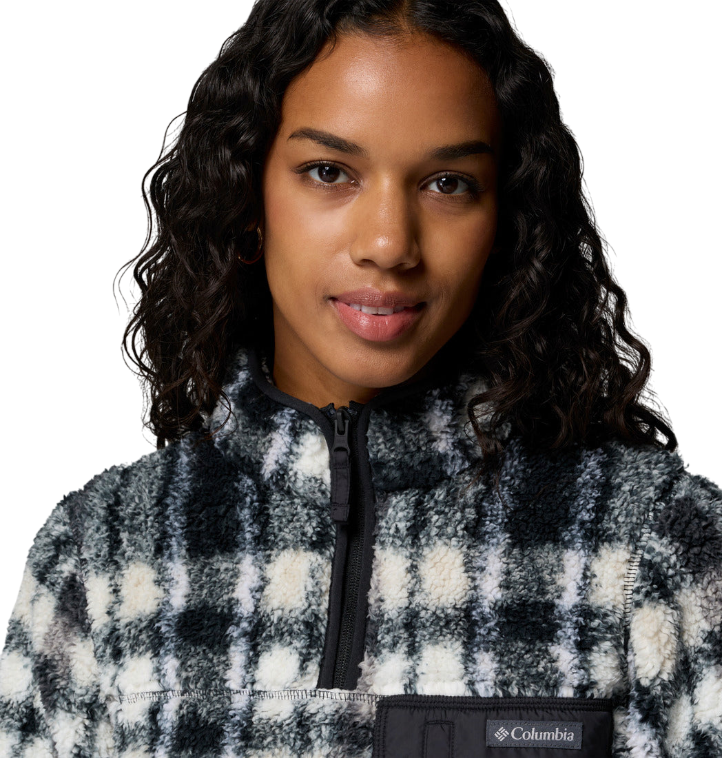 Columbia West Bend™ II Printed Sherpa Jacket Black Herringplaid