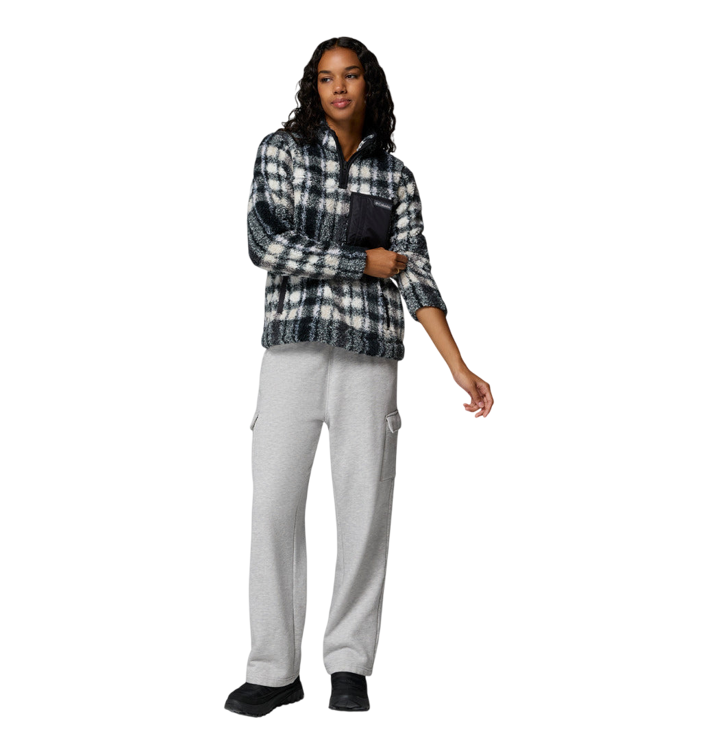 Columbia West Bend™ II Printed Sherpa Jacket Black Herringplaid