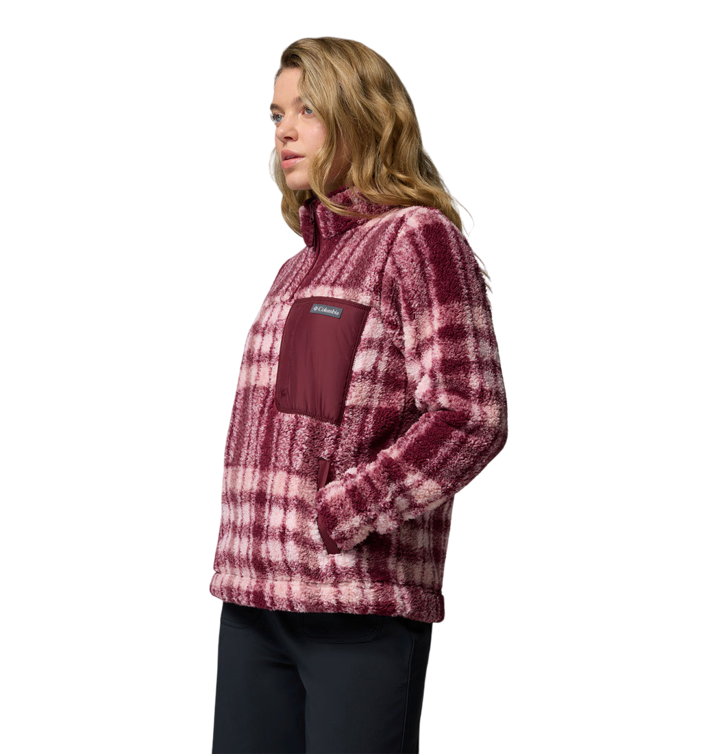 Columbia West Bend™ II Printed Sherpa Jacket Rich Wine