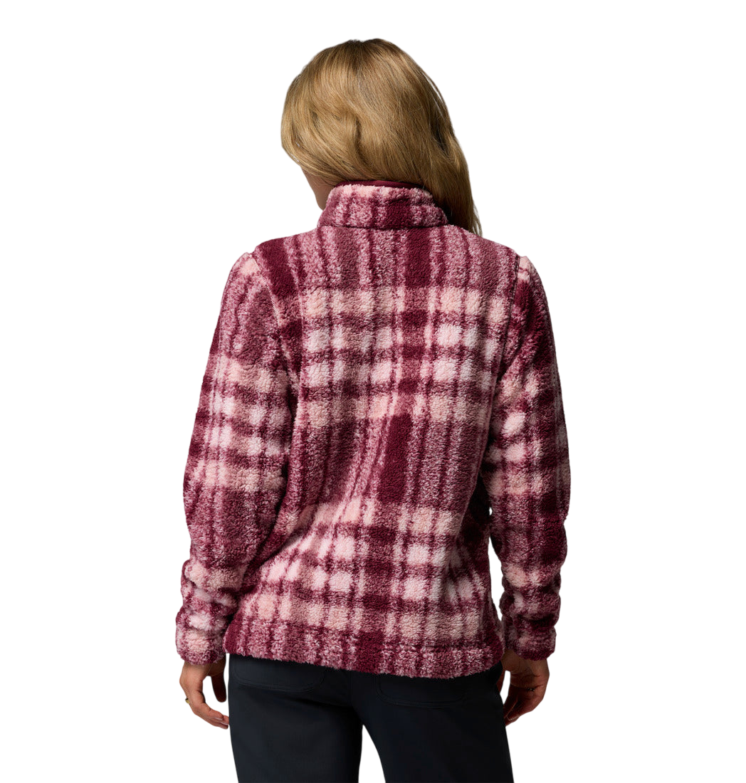 Columbia West Bend™ II Printed Sherpa Jacket Rich Wine