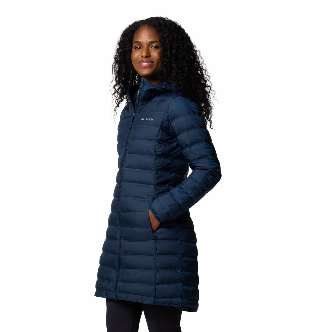 Columbia Women's Lake 22™ II Down Long Hooded Jacket Navy
