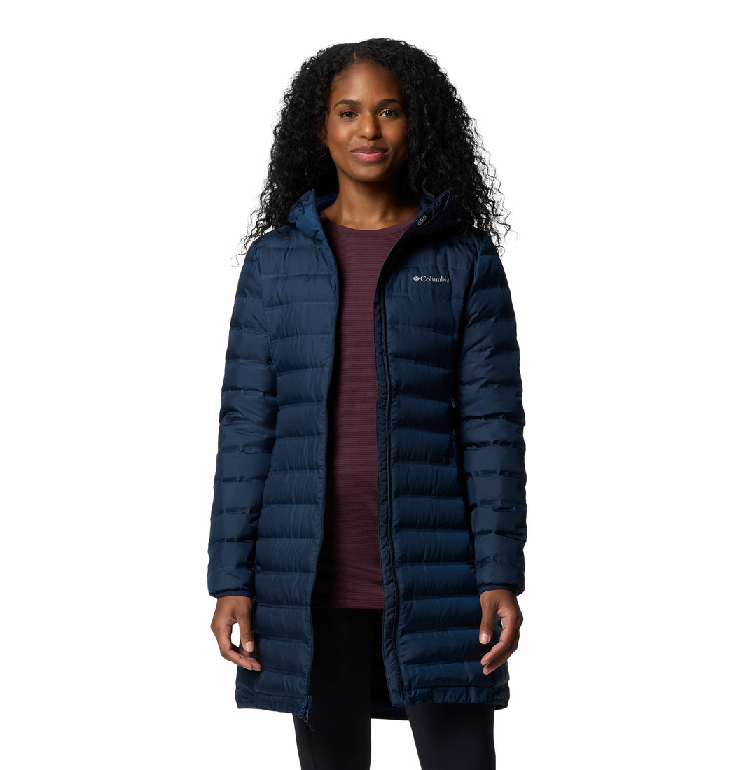 Columbia Women's Lake 22™ II Down Long Hooded Jacket Navy