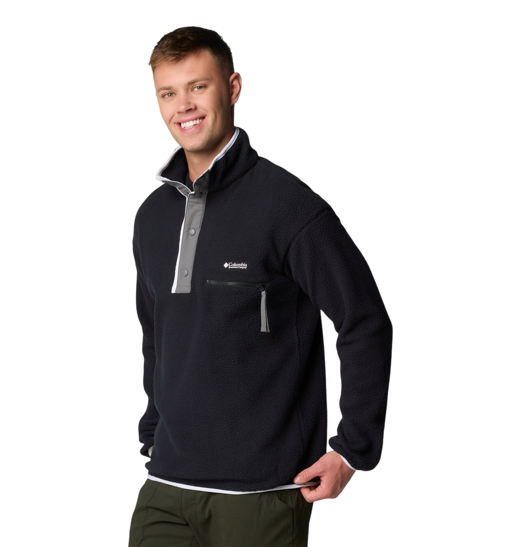 Columbia Men's Helvetia™ Half Snap Fleece Black