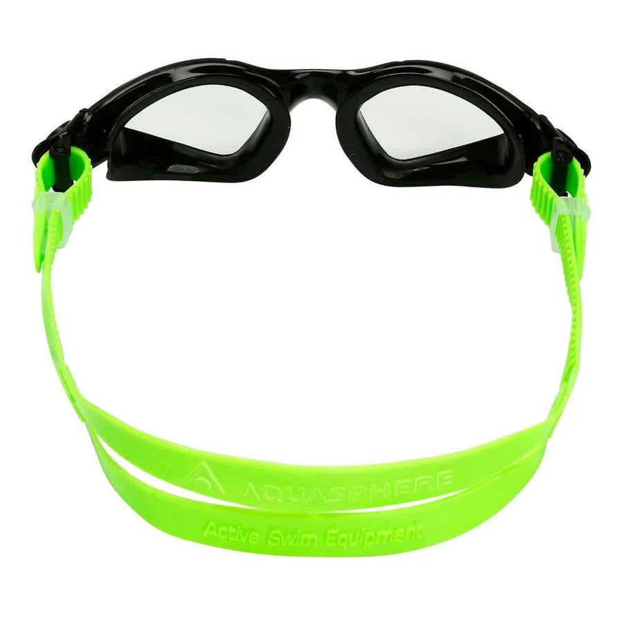 Aqua Sphere Kayenne Junior Swimming Goggles Green Black Clear