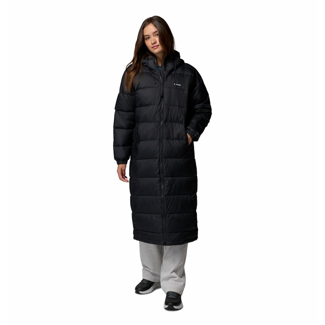 Columbia Women's Pike Lake™ III Long Hooded Puffer Jacket Black