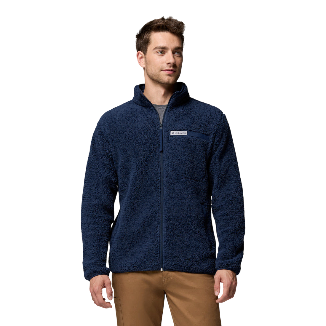 Columbia Men's Rugged Ridge™ Sherpa Fleece Jacket Navy