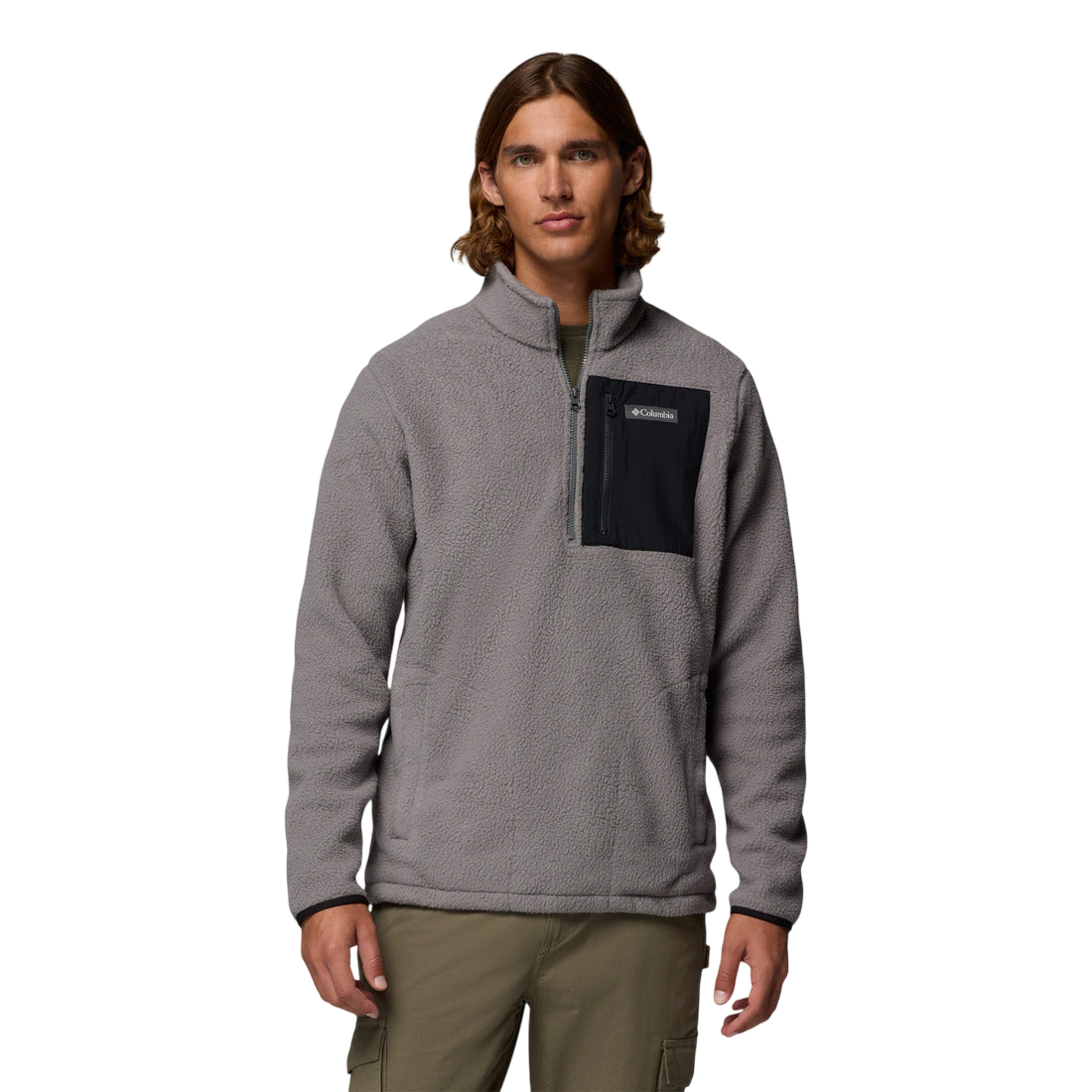 Columbia Men's Jasper Ridge™ Pebbled Half Zip Fleece
