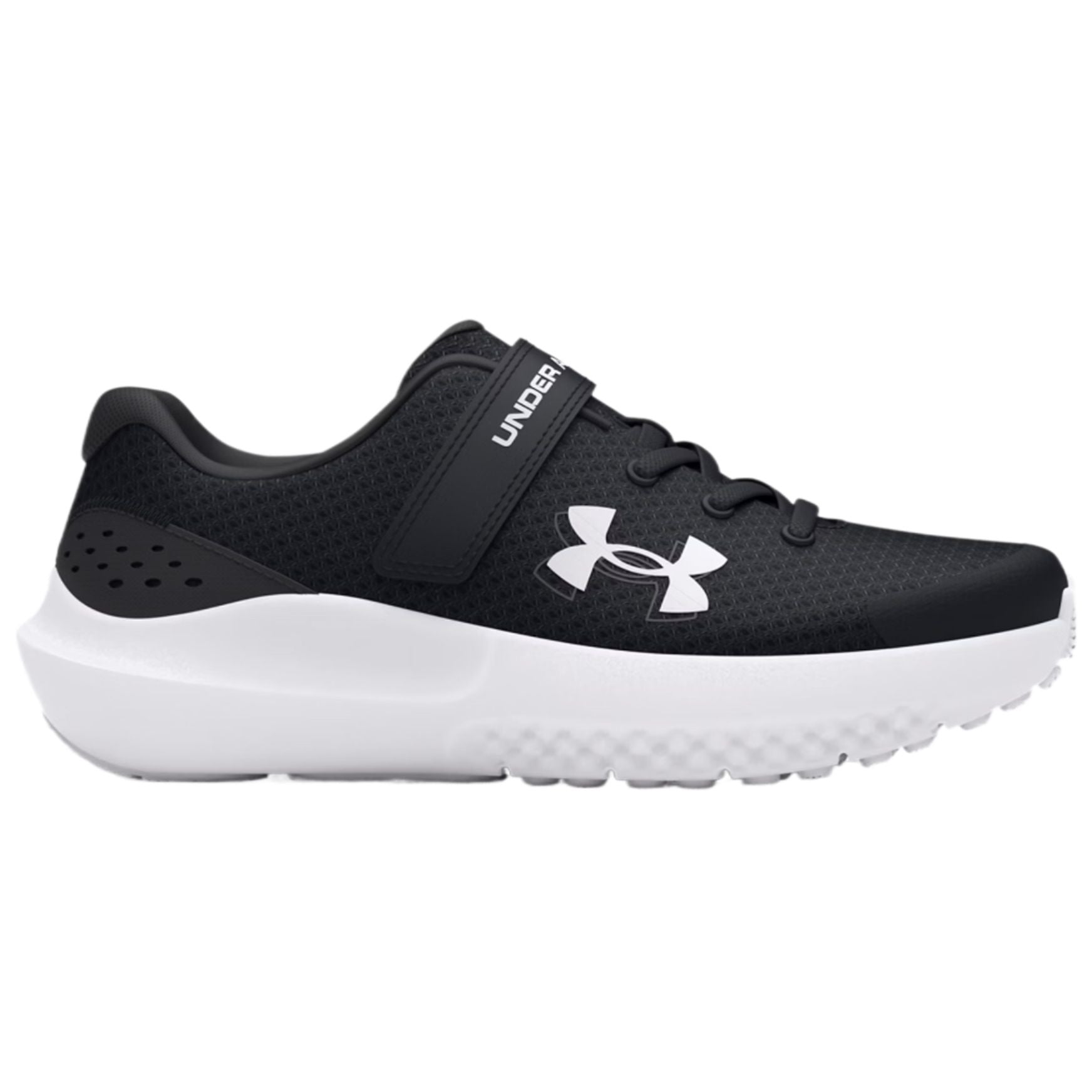 Under Armour Surge 4 AC Boys PS Running Shoes Black White