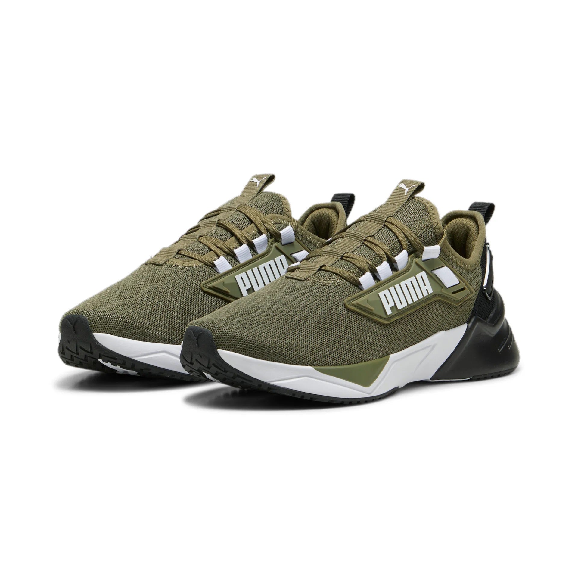 Puma Retaliate 3 Junior Olive Black White