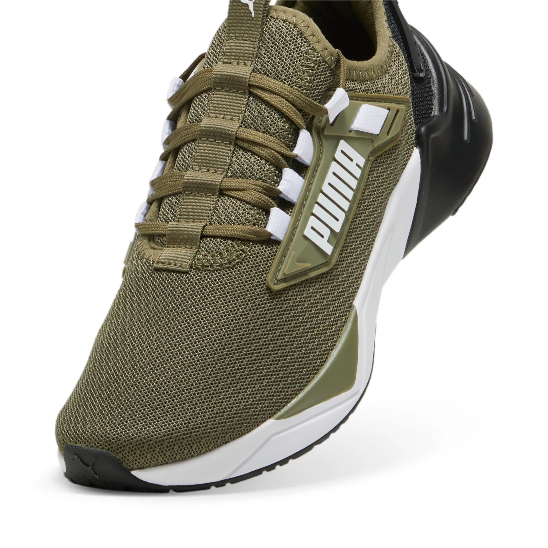 Puma Retaliate 3 Junior Olive Black White