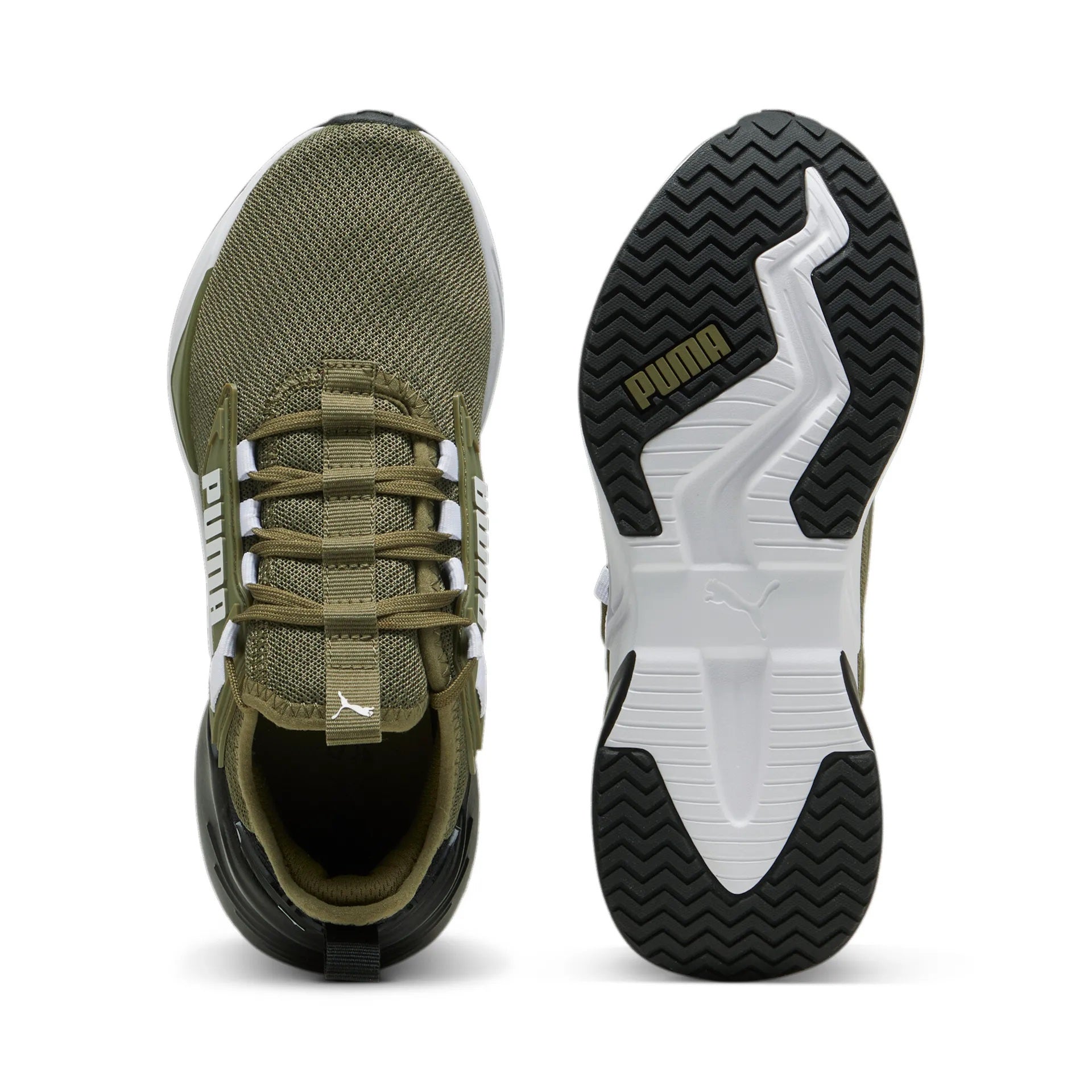 Puma Retaliate 3 Junior Olive Black White