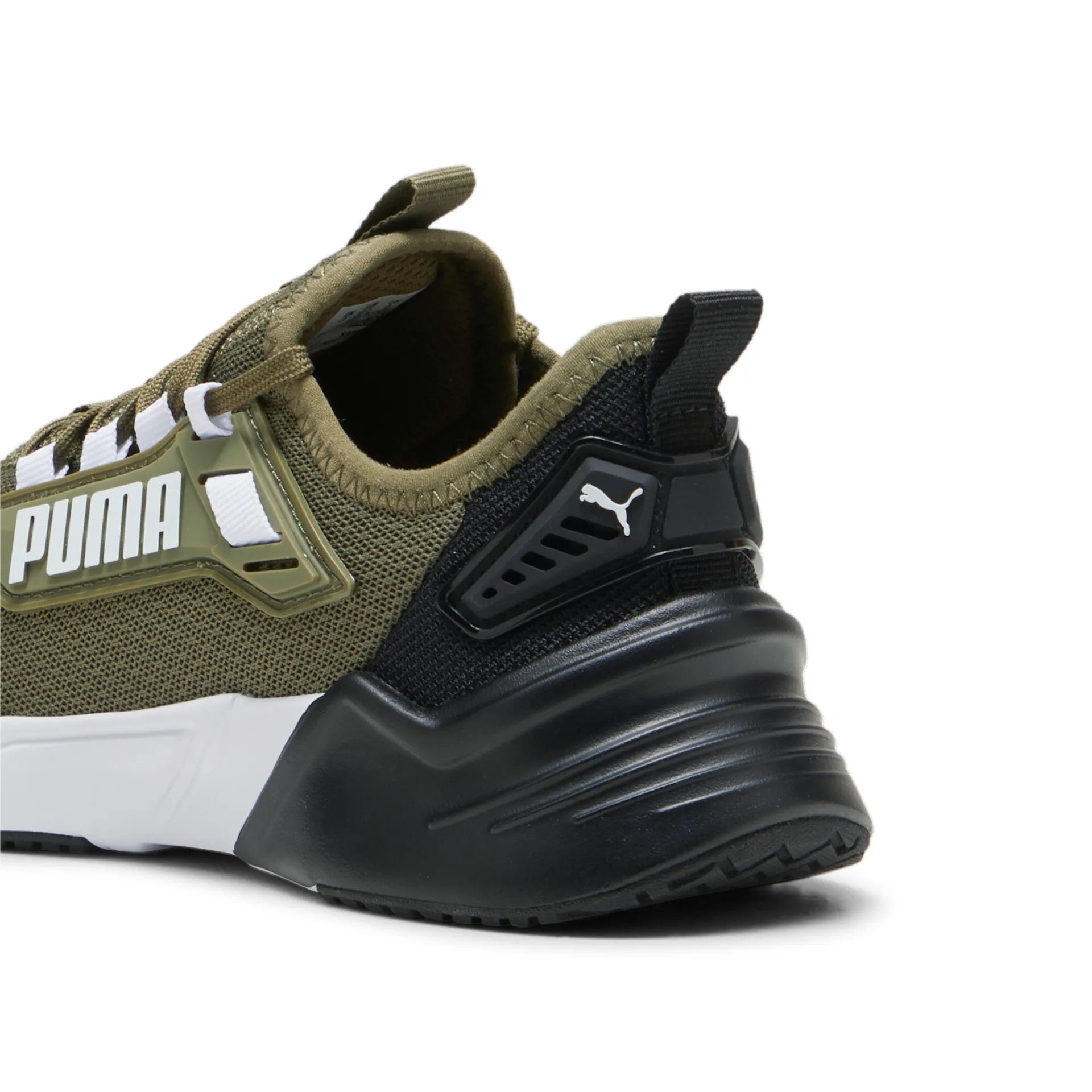 Puma Retaliate 3 Junior Olive Black White