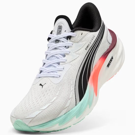 Puma Velocity Nitro Hyrox Women's Running Shoe White Mint Red