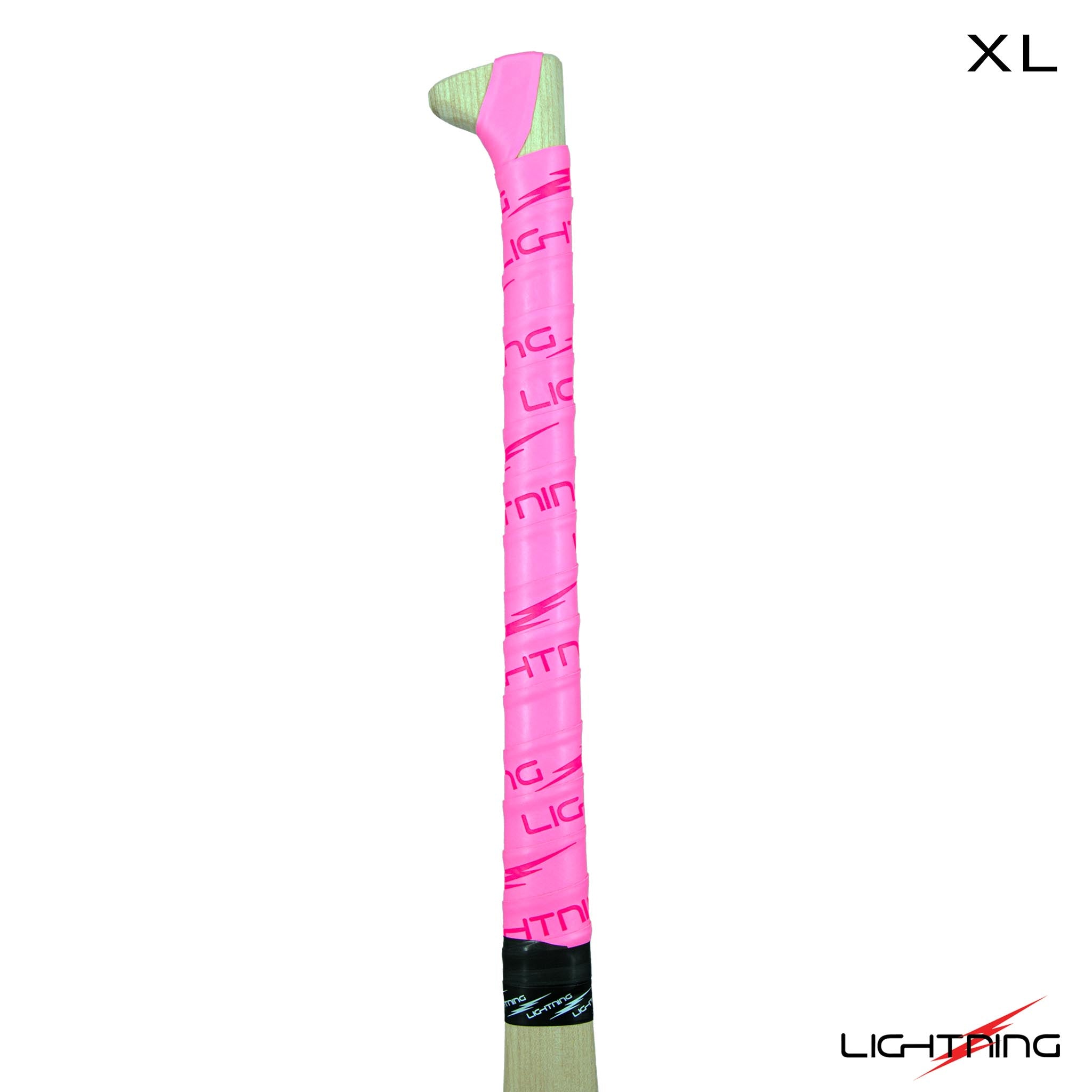 LS Lightning XL Self Coloured Embossed Hurling Grip Pink