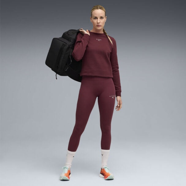 PUMA HYROX Womens Crewneck Ruby Shimmer