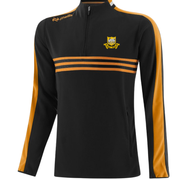 O'Neills Ballyea GAA Dromore Squad Half Zip Black Amber
