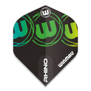 Winmau Rhino Logo Black Green