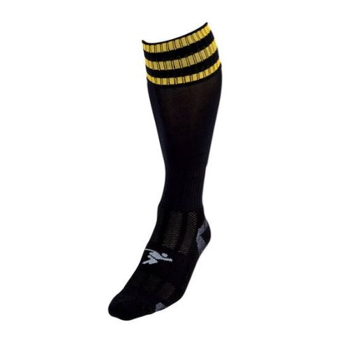 Precision Pro Football Sock Black Yellow