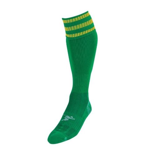 Precision Pro Football Sock Green Amber
