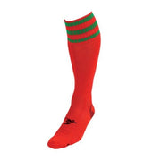 Precision Pro Football Sock Red Green