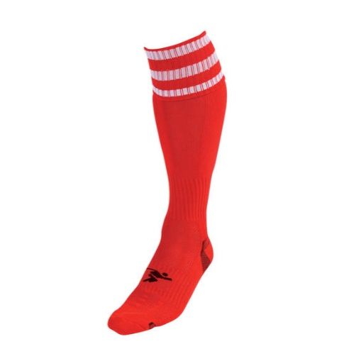 Precision Pro Football Sock Red White