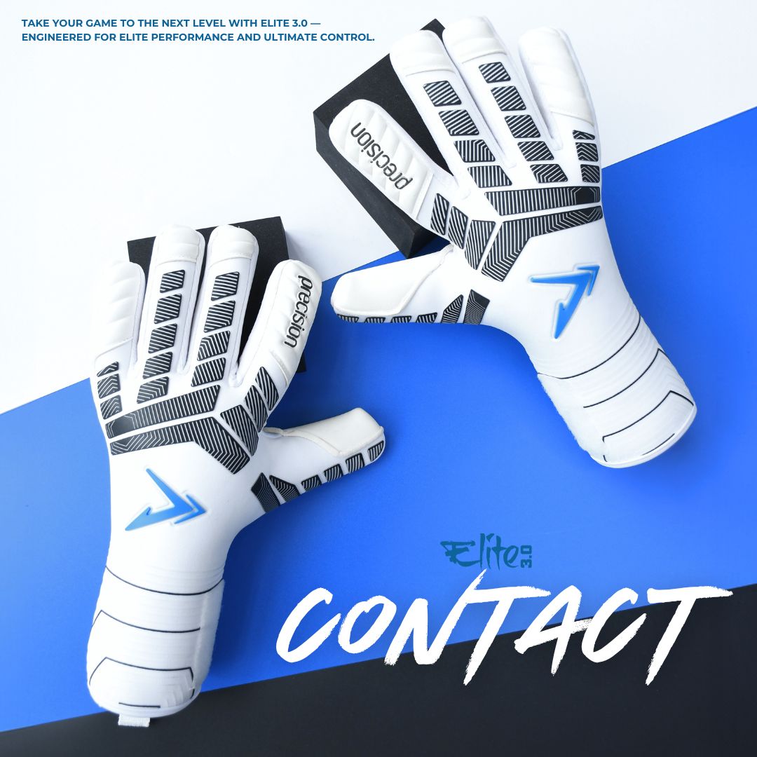 Precision Elite 3.0 Contact Goalkeeper Gloves White