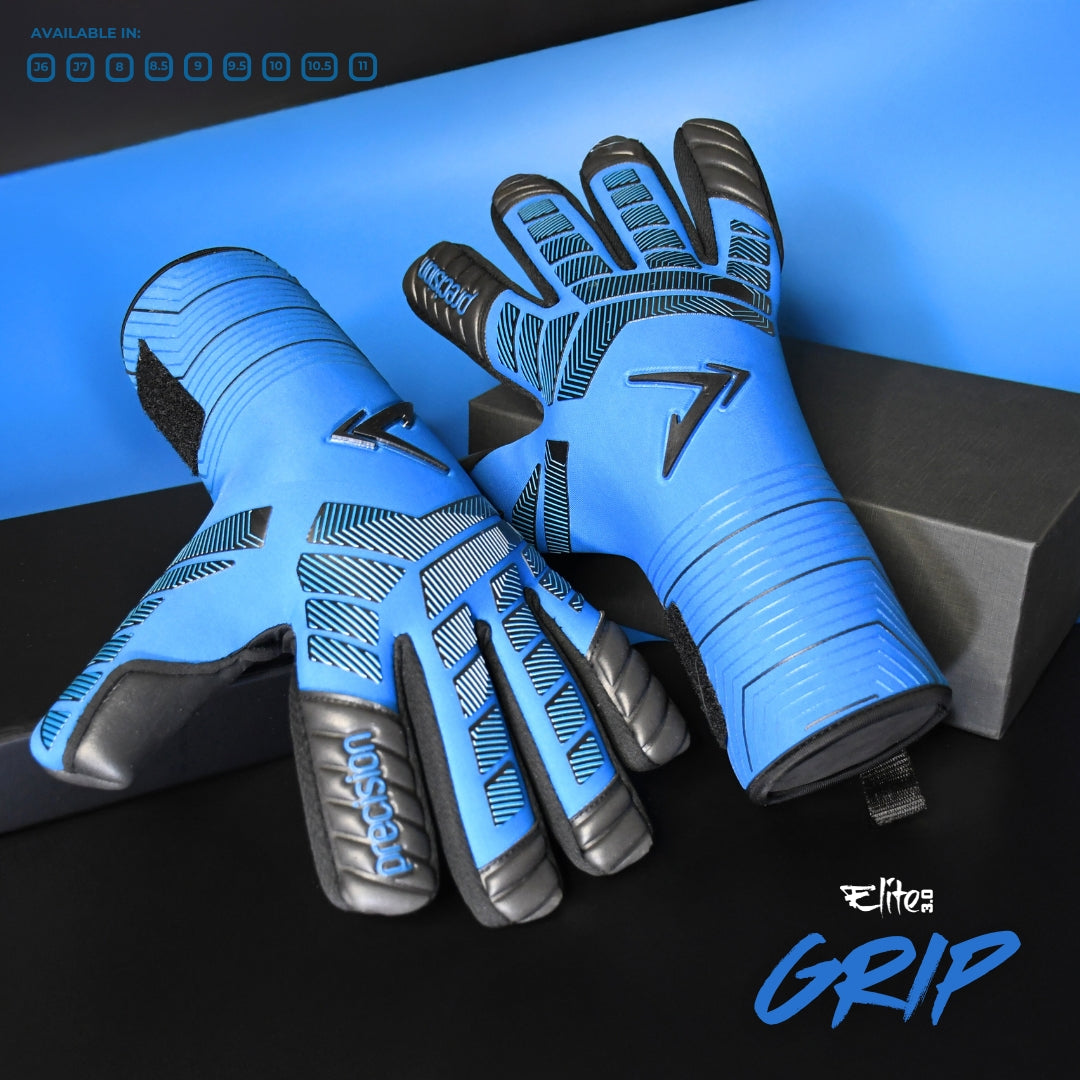 Precision Elite 3.0 Grip Junior Goalkeeper Gloves Blue