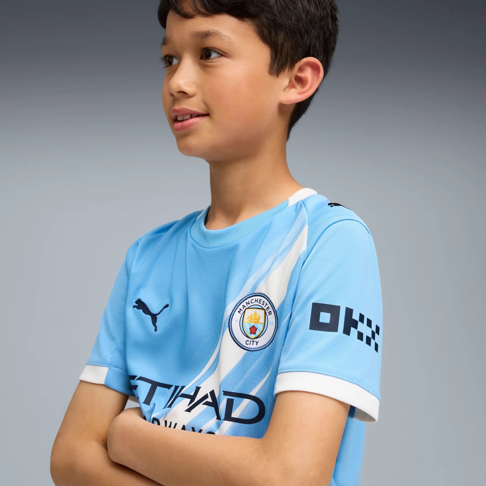 Puma Manchester City FC 25/26 Junior Home Jersey