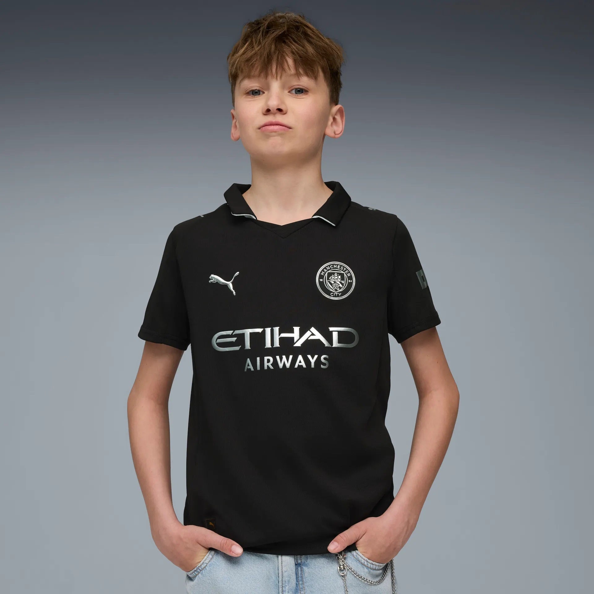Puma Manchester City FC 25/26 Junior Away Jersey
