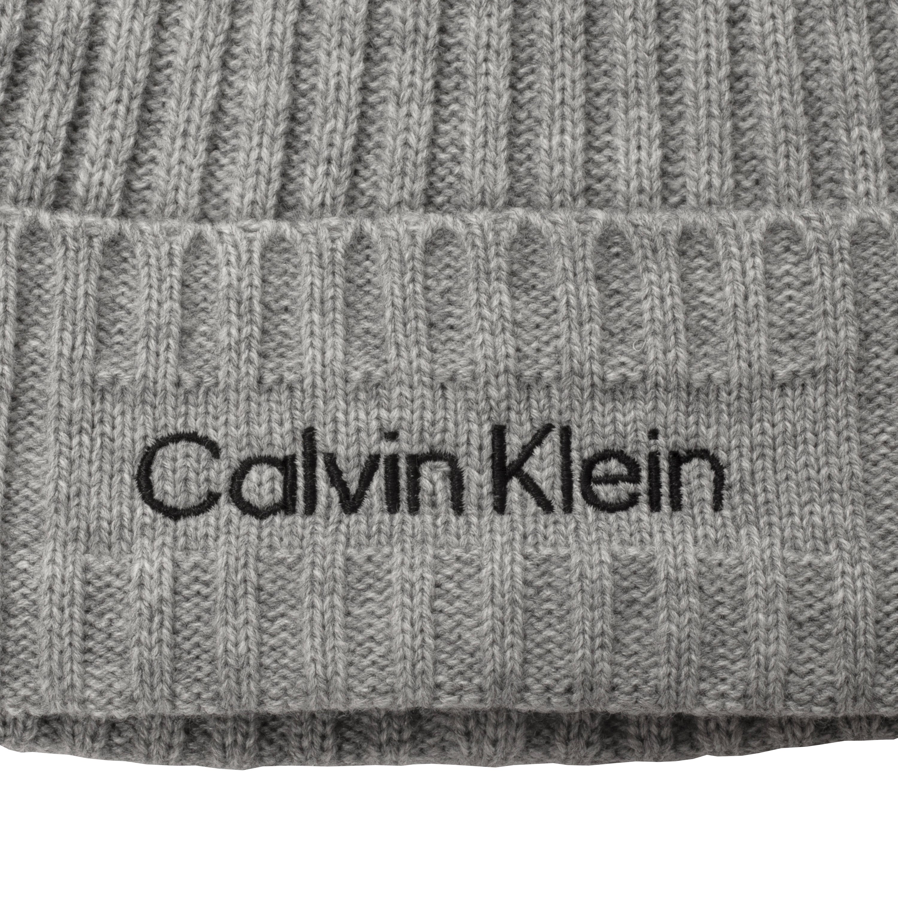 Calvin Klein Golf Boyland Knitted Beanie Grey