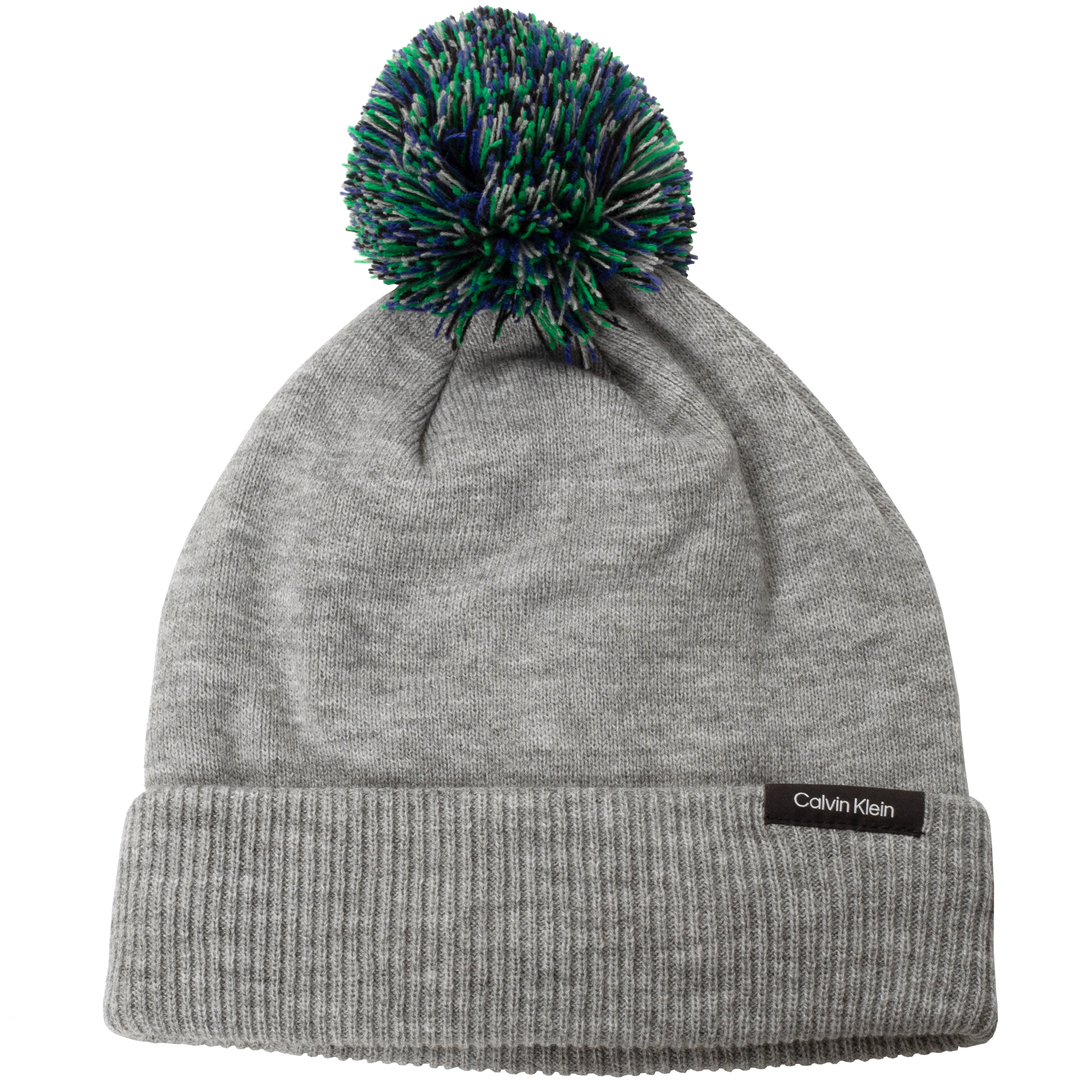 Calvin Klein Golf Linden Bobble Beanie Silver Marl