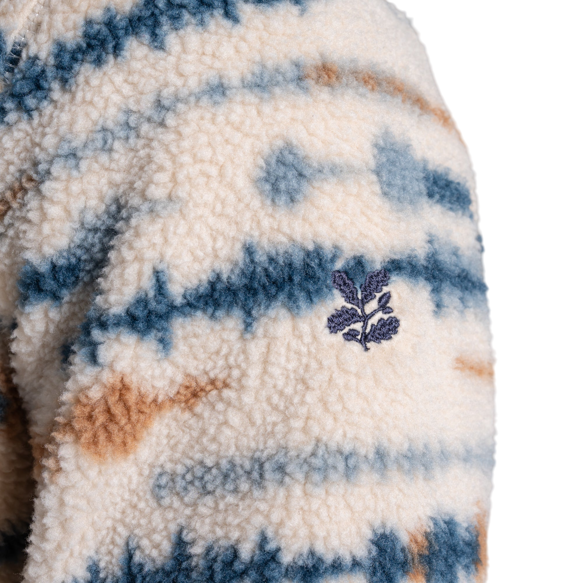 Craghoppers Men's Rawthey Half Zip Fleece | Ecru Print