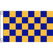TCF 5X3 Checker Flag Royal Amber
