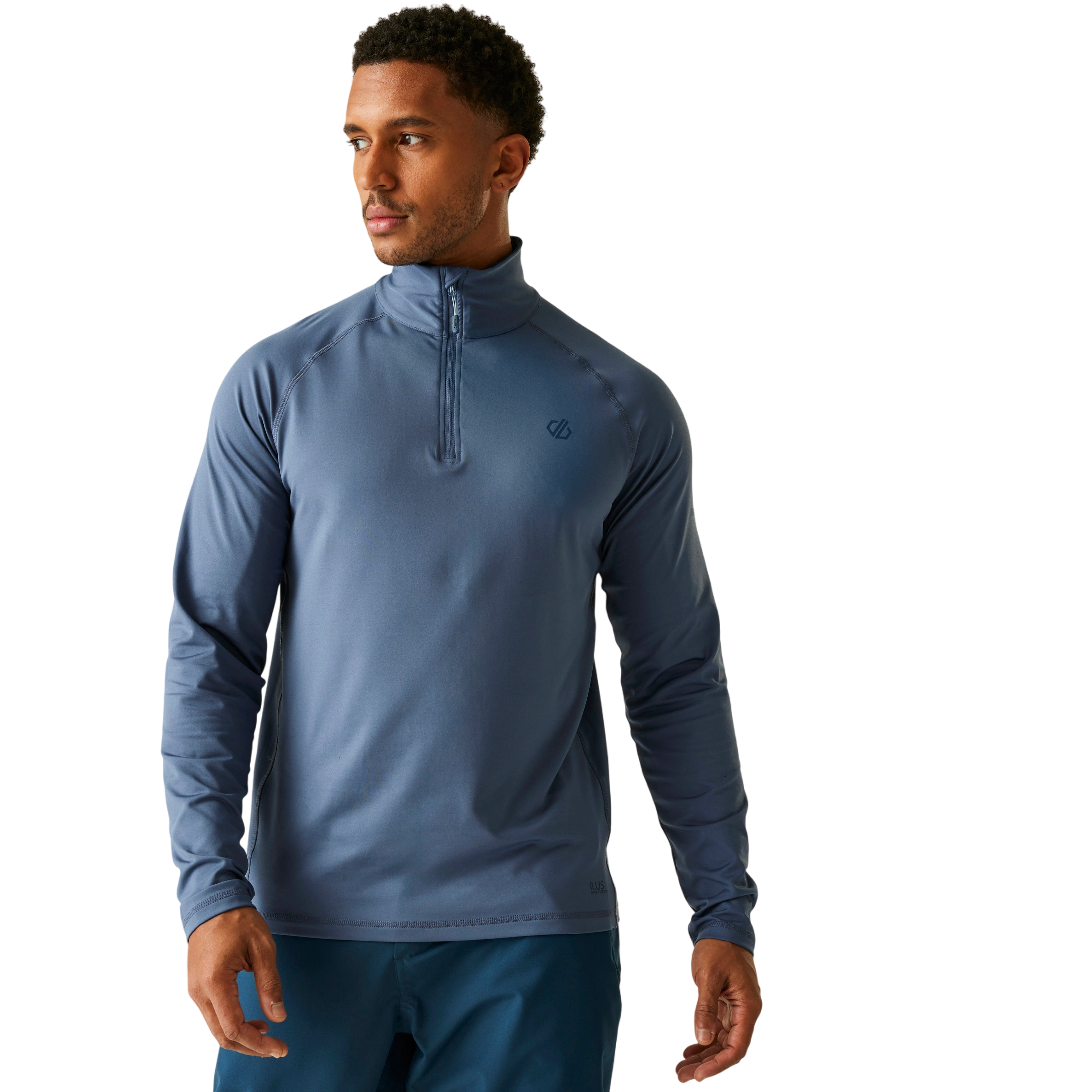 Dare2b Men's Fuse Up II Stretch Core Midlayer Blue Indigo